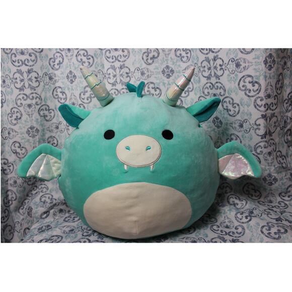 Squishmallows Avrill The Long Horned Dragon 15" Plush, Fantasy Squad Dragon - Picture 1 of 7